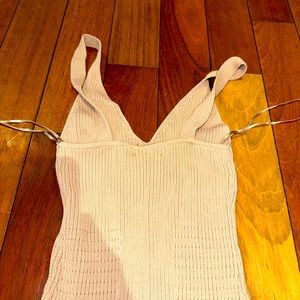 Long beige summer Guess dress